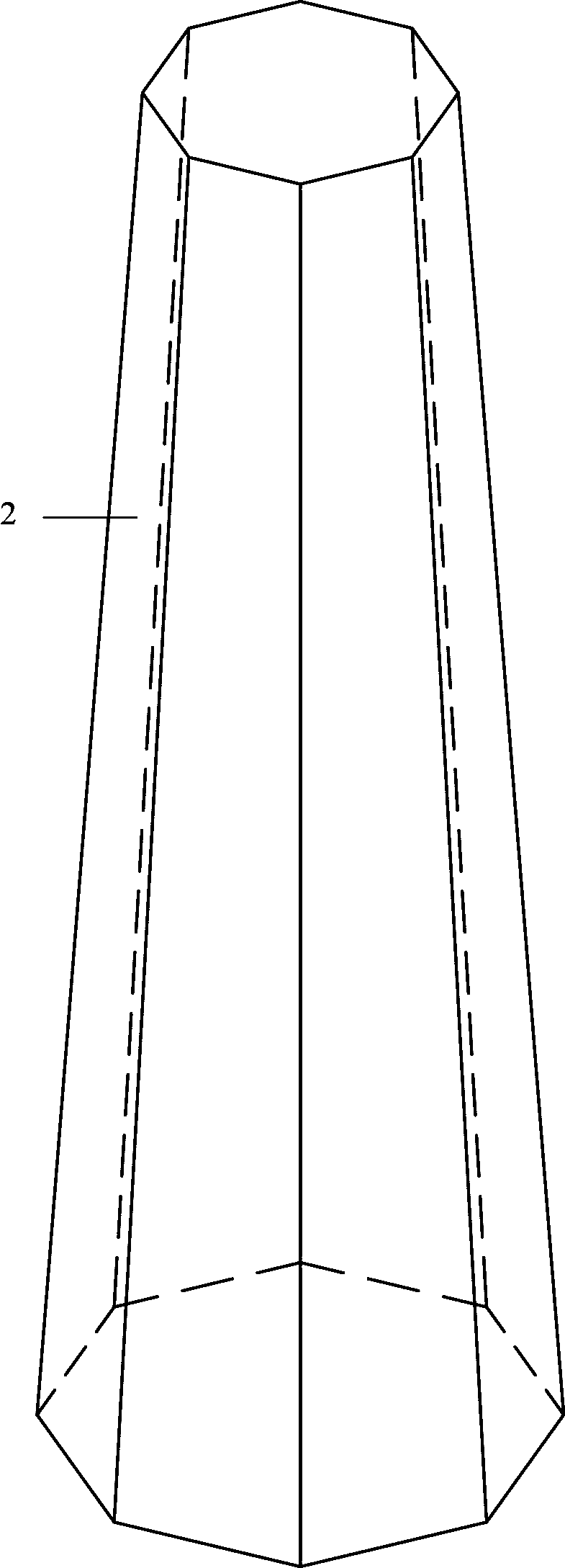 Prestress concrete-steel hybrid tower frame for wind generating set