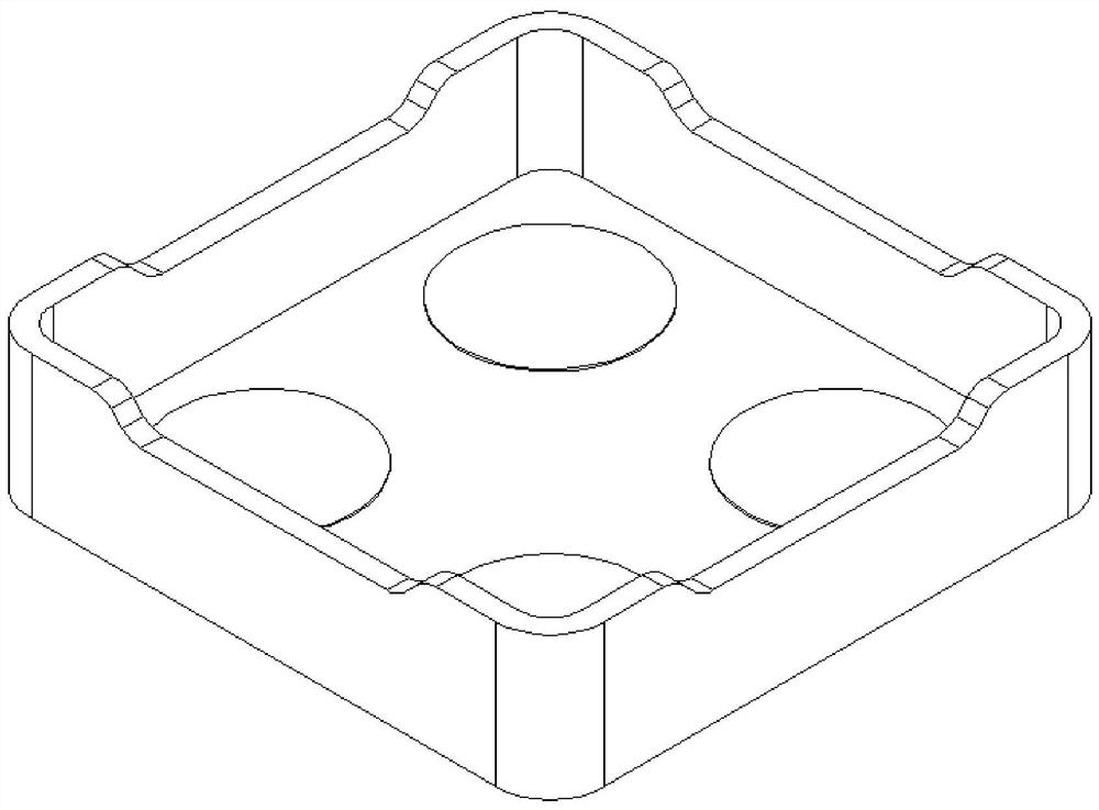 Sagger flatness detection device based on binocular structured light and detection method thereof