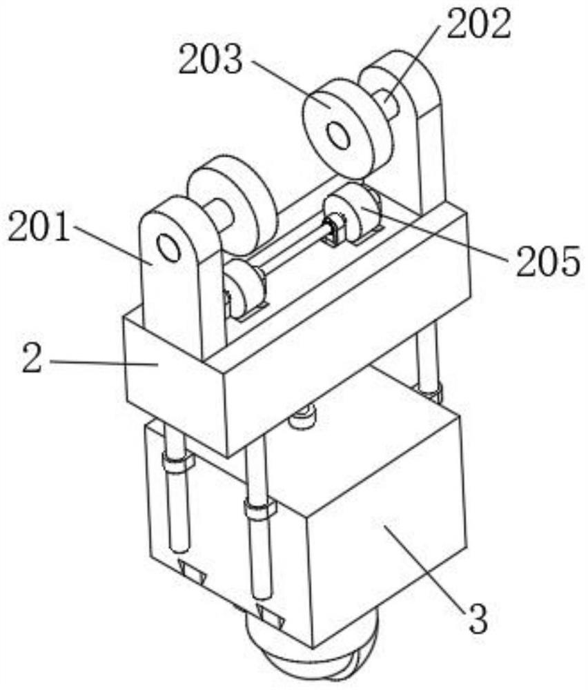 Hanging rail type inspection robot