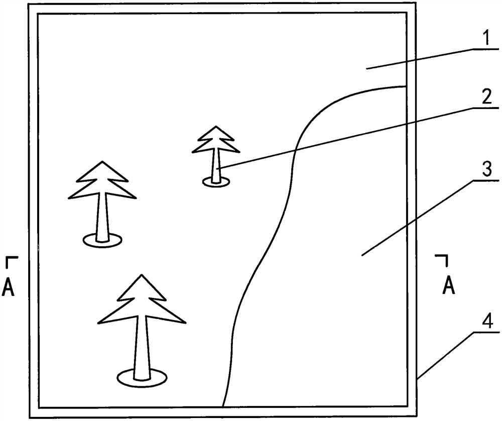 Three-dimensional bark and embroidery combined manufacturing method