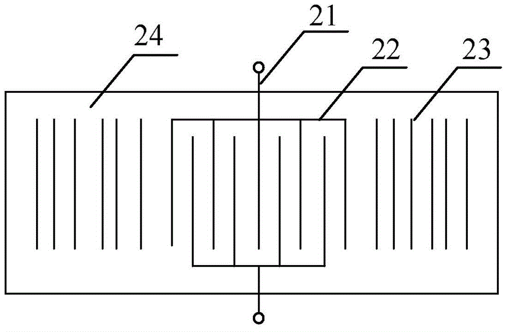 GIS internal bus operating temperature online monitoring system and method based on acoustic surface wave technology