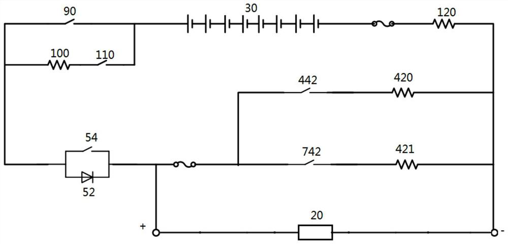 Lithium battery system and overhead working truck