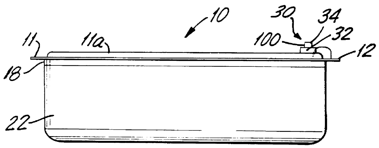 Reclosable dispenser package, reclosable outlet forming structure and method and apparatus for making same