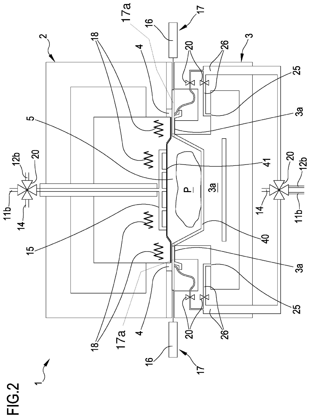 Plant and process for vacuum packaging products