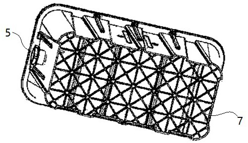 Integrally-formed high-molecular plastic oil-water separator and mold