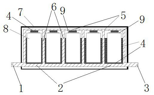 Novel energy storage container heat management system