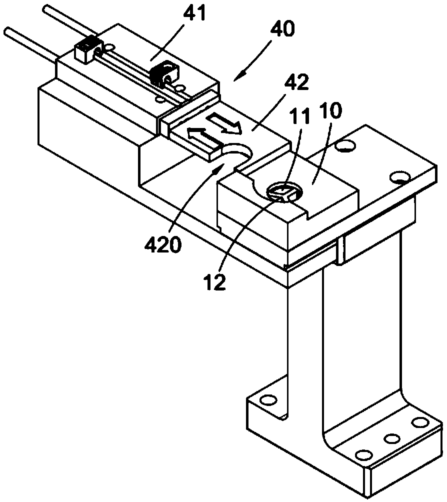 A kind of material taking device of sealing ring