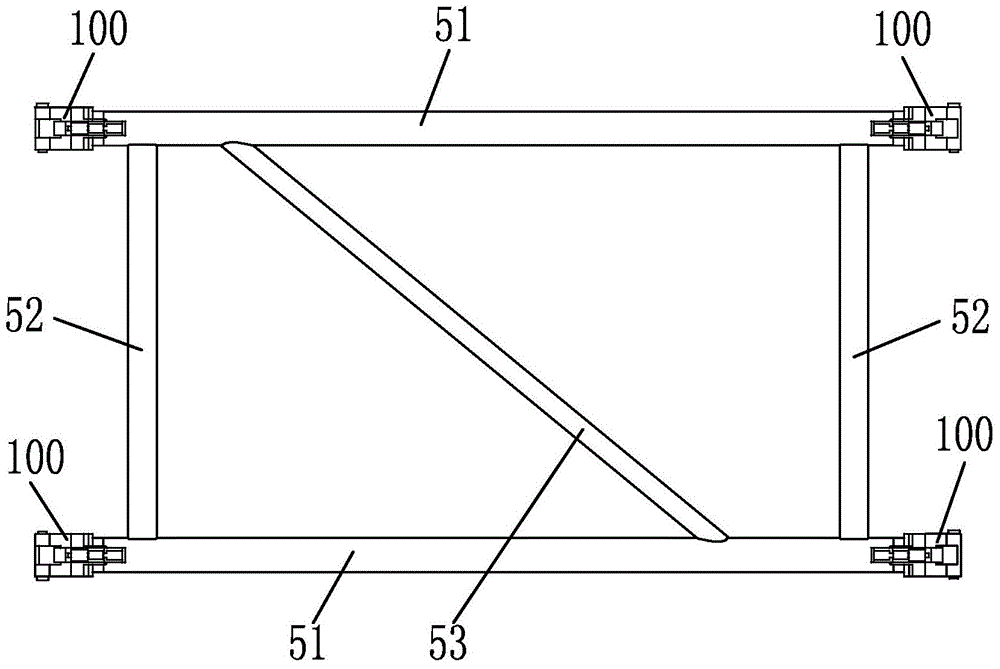 Sizing gauge for framework erection, framework and rapid framework erection method