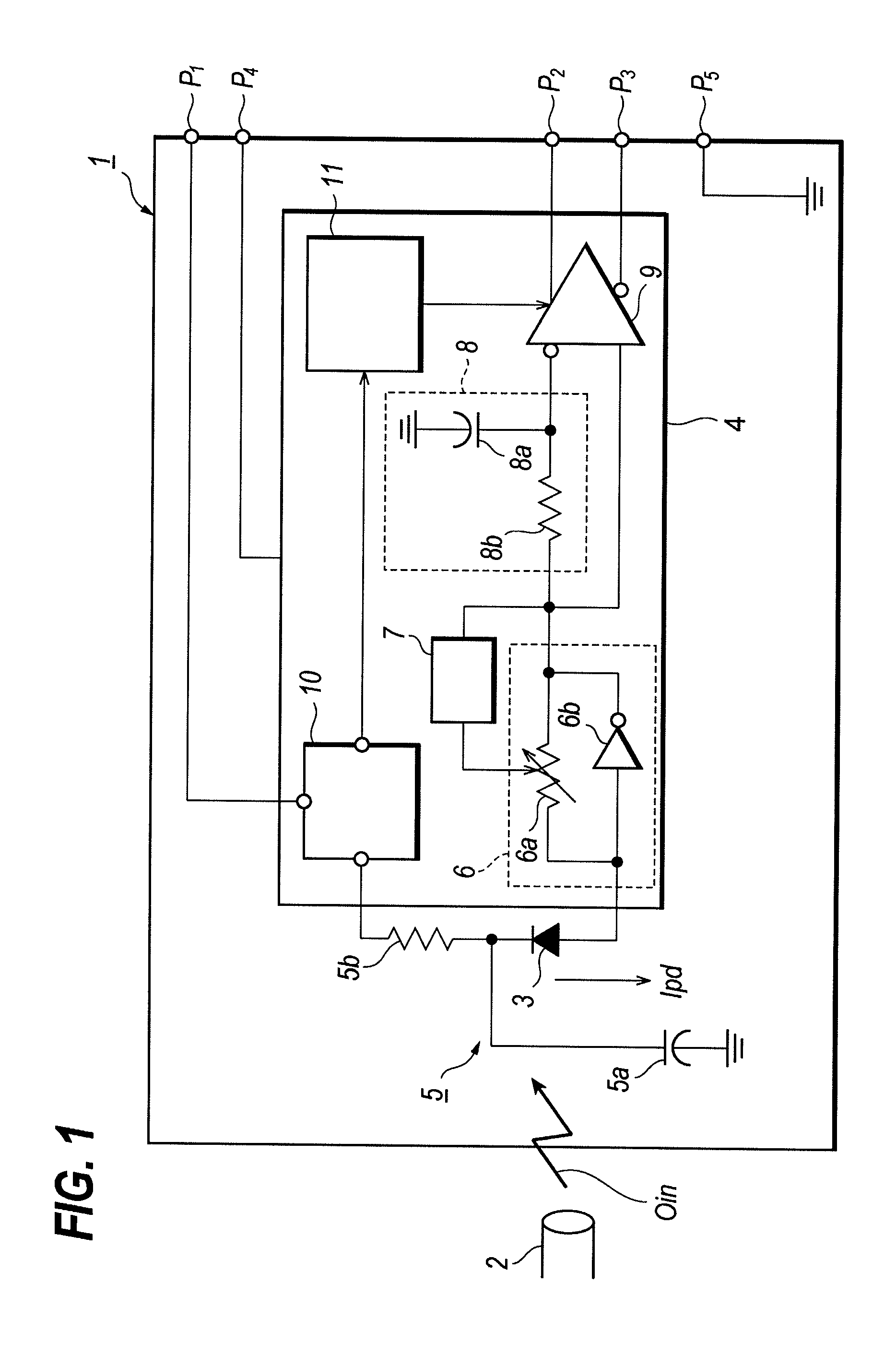 Optical receiver able to prevent los alarm from malfunctioning