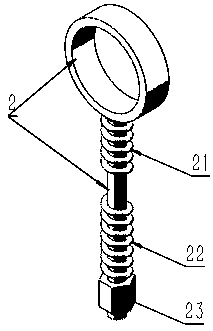 Contact line cleaning and oiling device and working method thereof