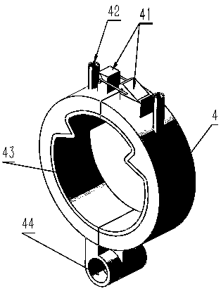 Contact line cleaning and oiling device and working method thereof