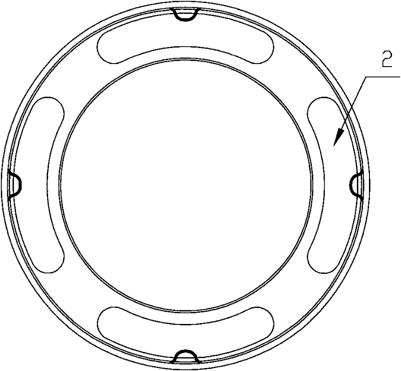 Structurally improved polyflow cup for soybean milk machine