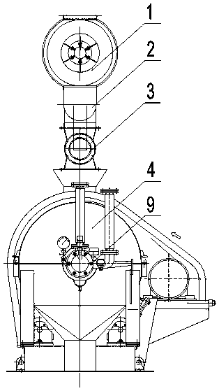 A method of using a special cold slag machine for treating adsorption vocs waste gas solid waste heat storage secondary combustion purification device