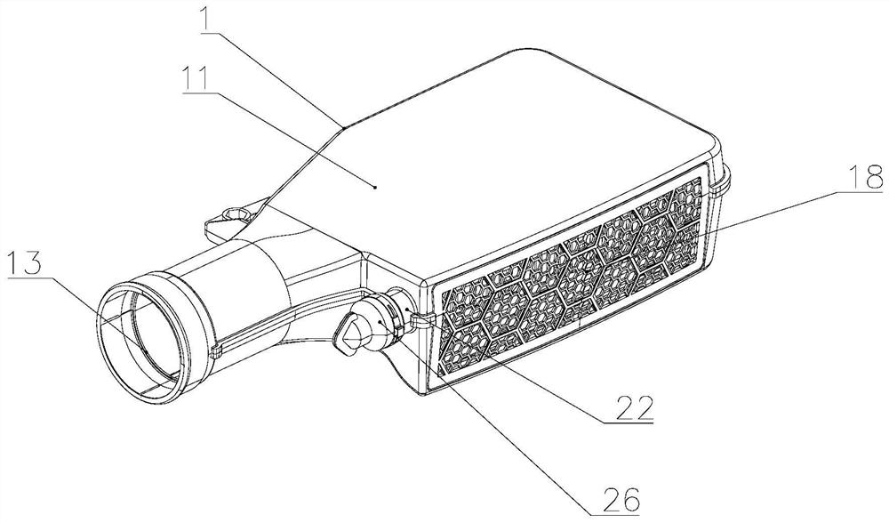 A kind of intake duct assembly and intake mechanism for automobile