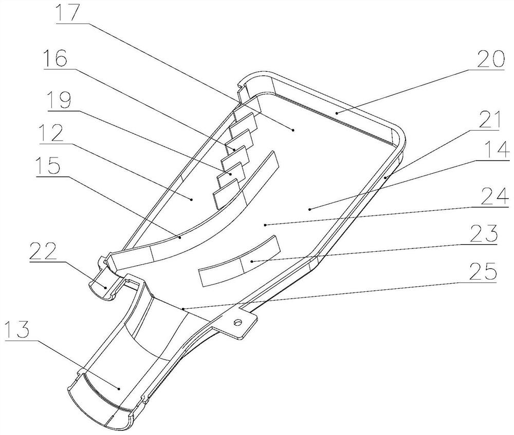 A kind of intake duct assembly and intake mechanism for automobile