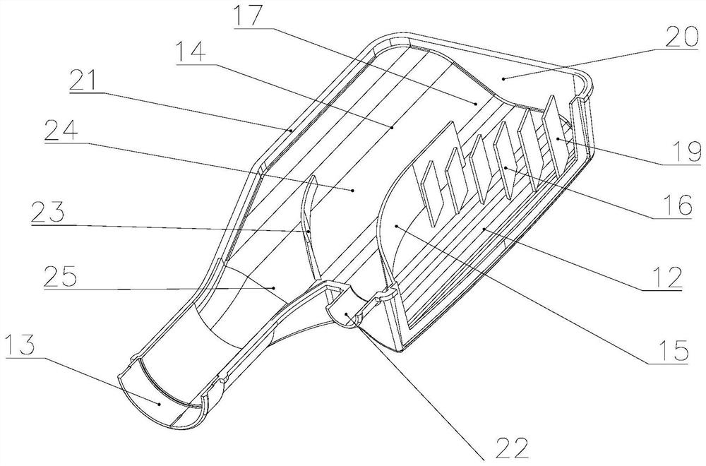 A kind of intake duct assembly and intake mechanism for automobile