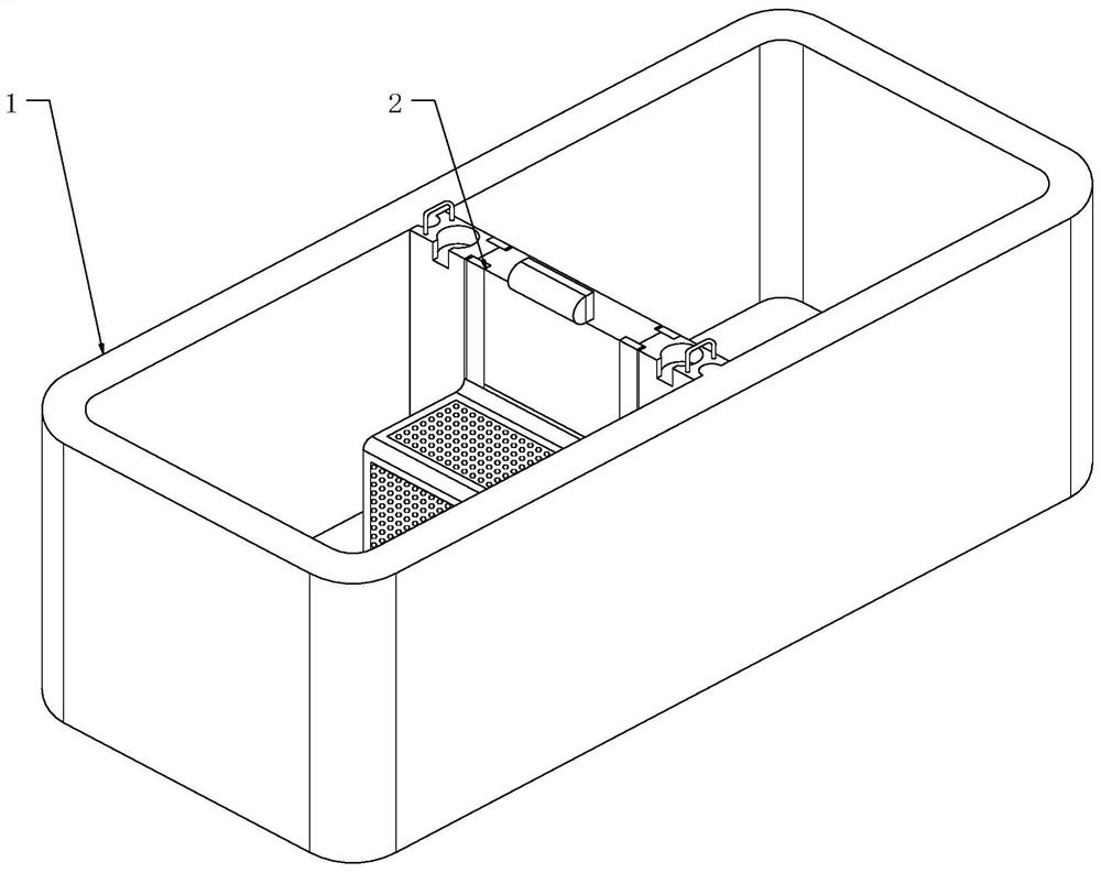 Bathtub with partition