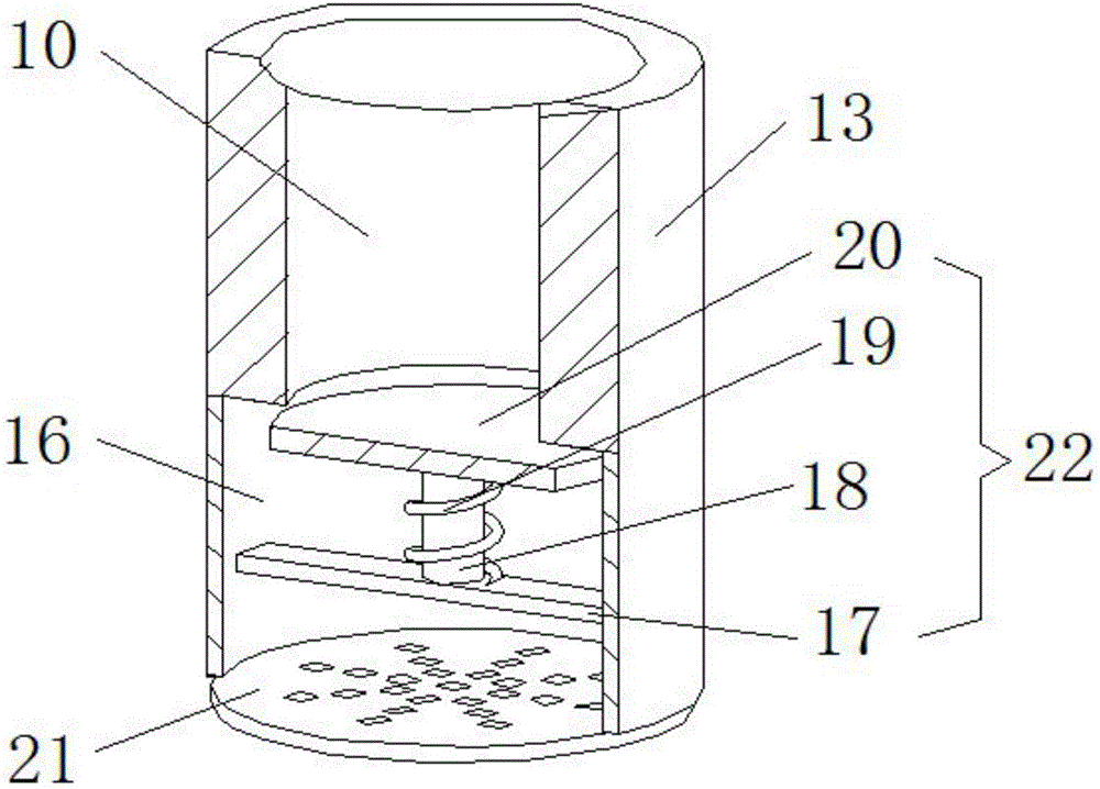 Urinary tract anesthesia flushing device special for urinary surgery