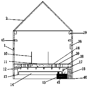 Heat preservation chicken coop for chicken breeding