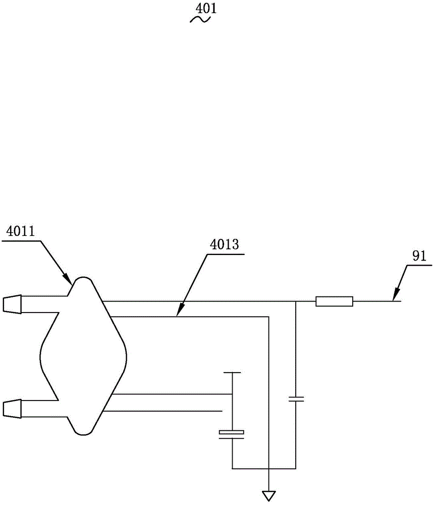 Chip mounter with air pressure sampling board