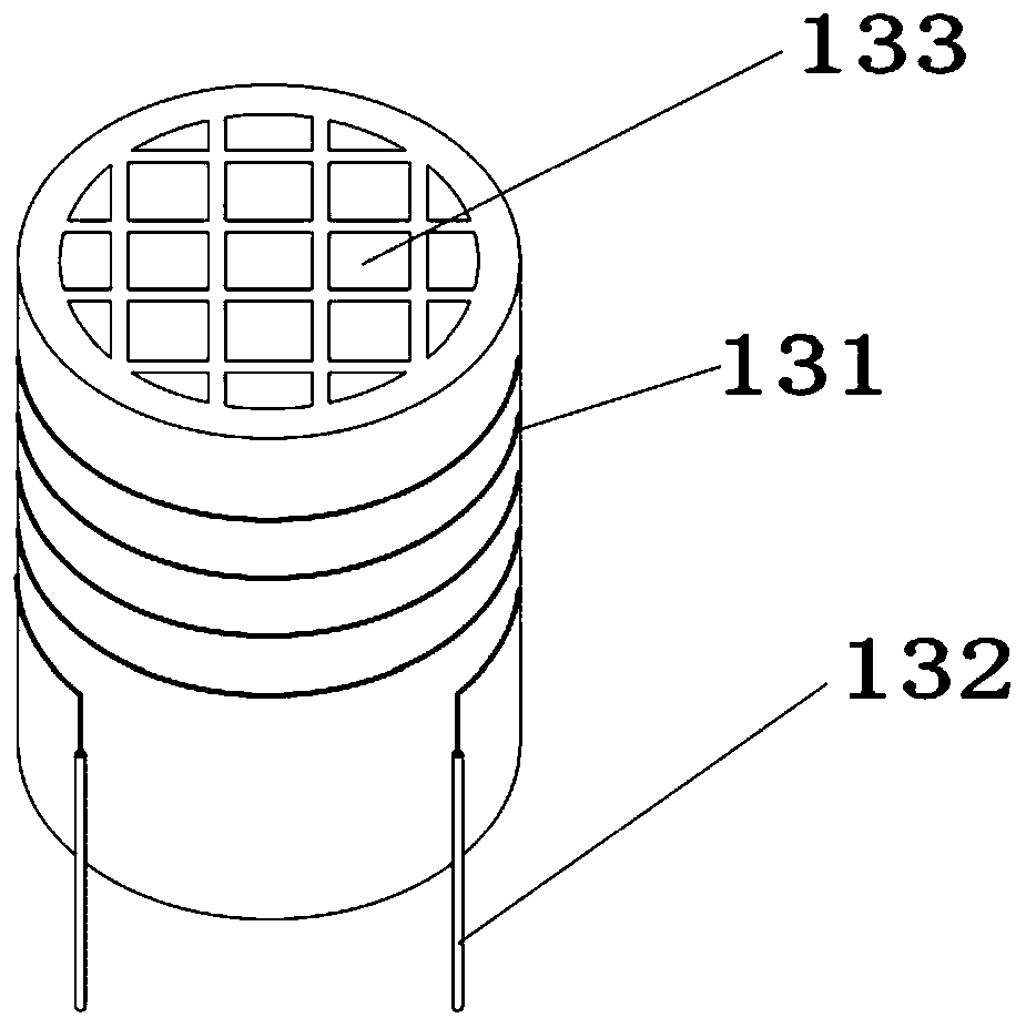 Non-contact air-heating-type electronic cigarette heater