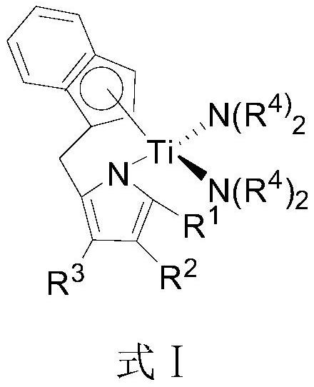 Limited geometric configuration metallocene catalyst as well as preparation method and application thereof