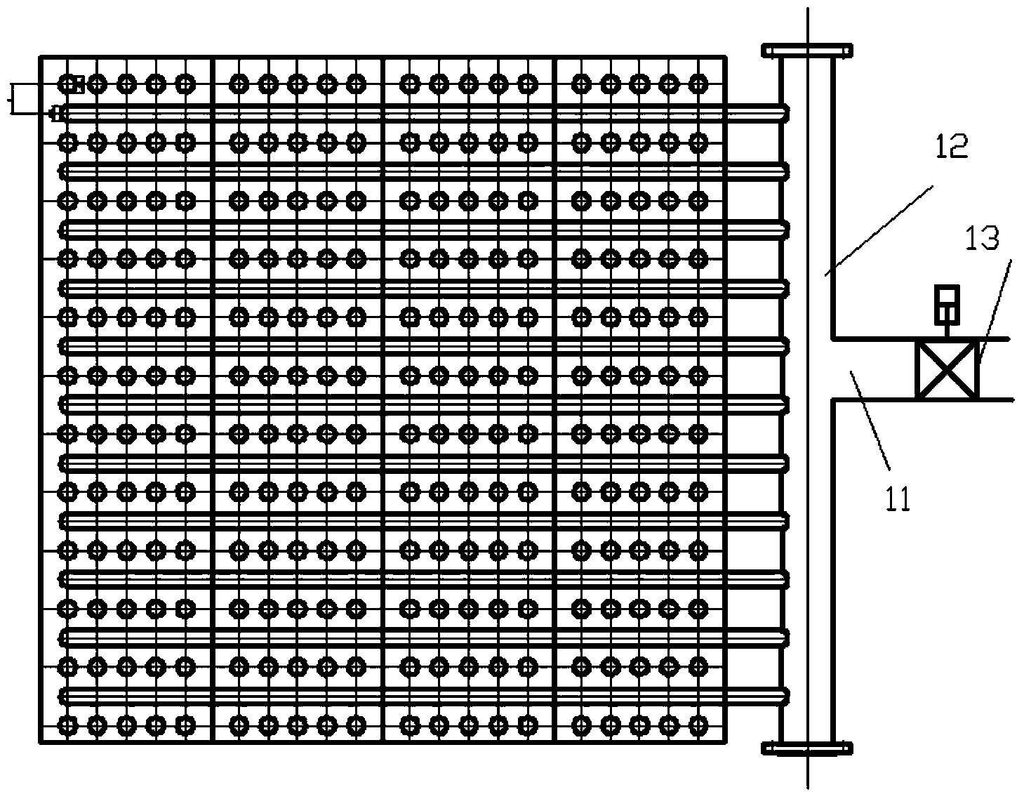 Heat accumulating type heat exchanger for waste-heat utilization during cement production process