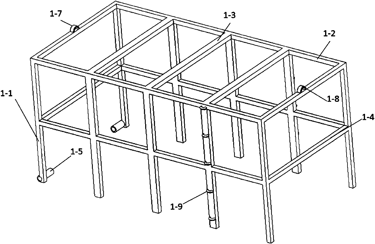 Facing stone cage net bag bump-free dump filling construction method