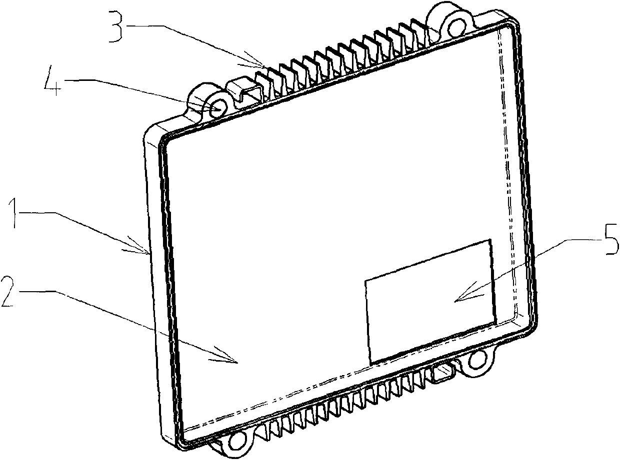 Fully-sealed laminated battery box