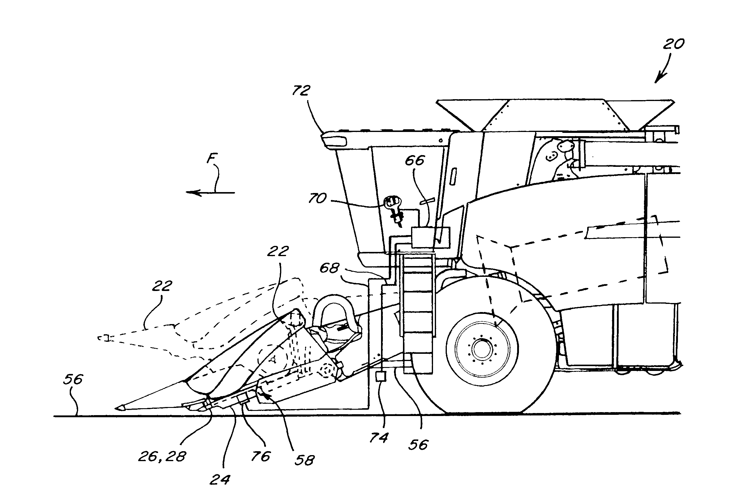 System and method for automatically controlling deck plate position on a corn header