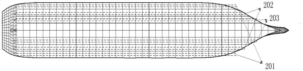 Boundary condition setting method for processing irregular frequency in ship hydrodynamic calculation