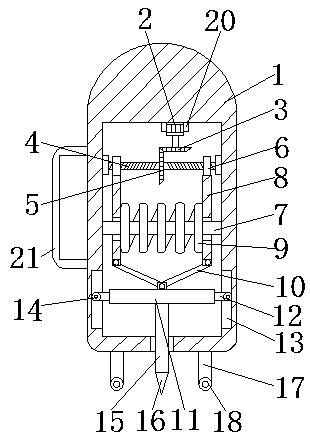 Electric teaching and learning head hair inserting machine