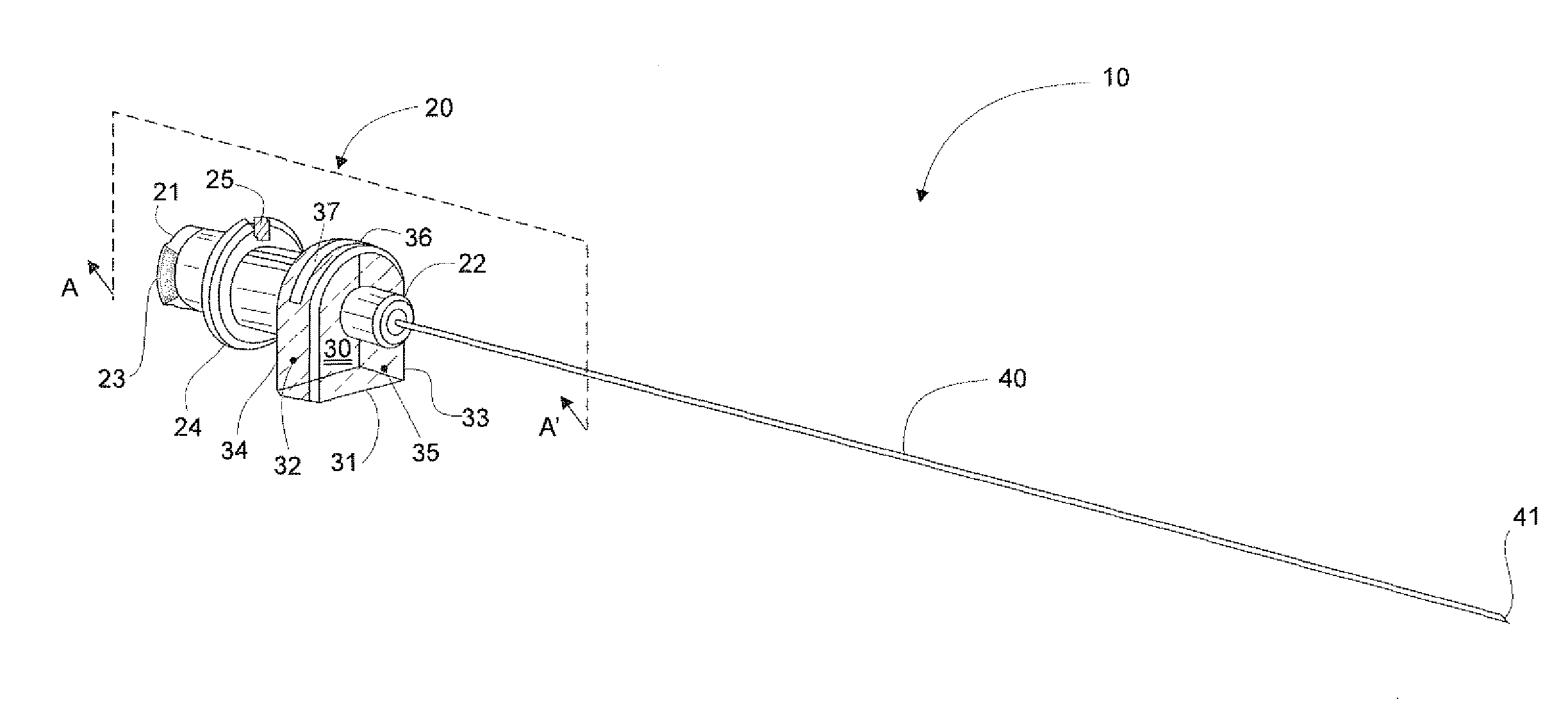 Spinal needle including a chamber for identifying cerebrospinal fluid