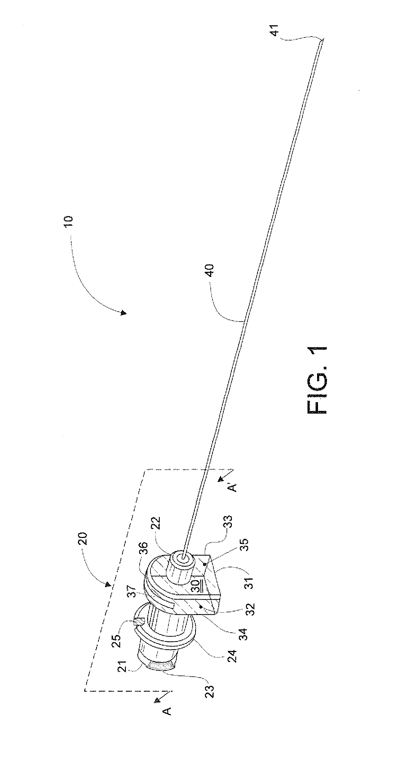 Spinal needle including a chamber for identifying cerebrospinal fluid