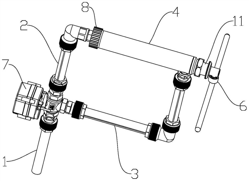 A telescopic rotary spraying device and endoscope cleaning equipment