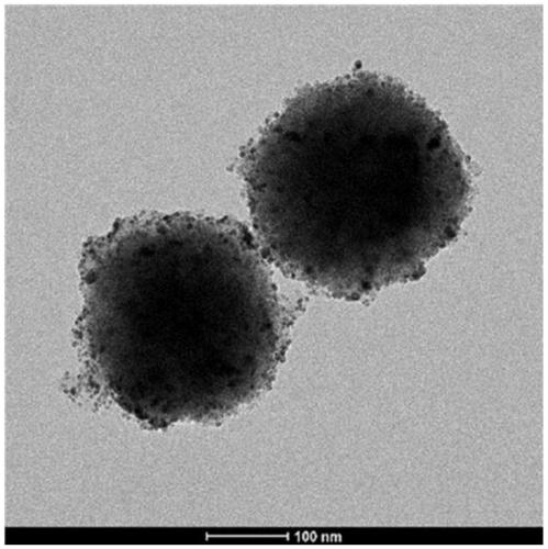 Low-molecular-weight substance mass spectrometry detection method based on palladium-gold core-shell micro-nano material