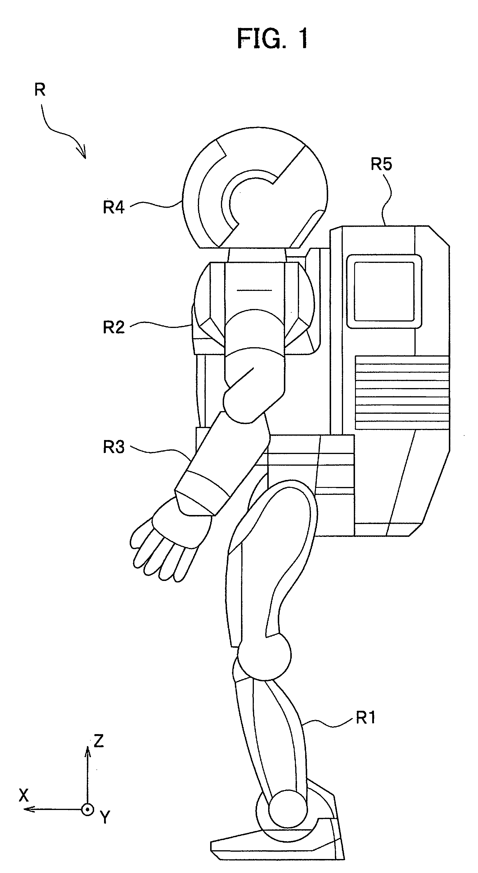 Leg type mobile robot