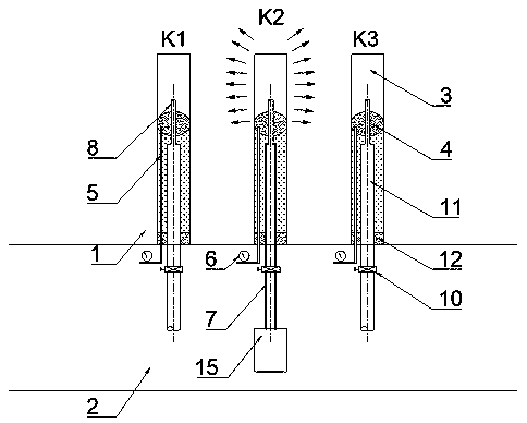 One-hole multi-purpose construction method for controlling impact and gas disaster of deeply buried coal seam.