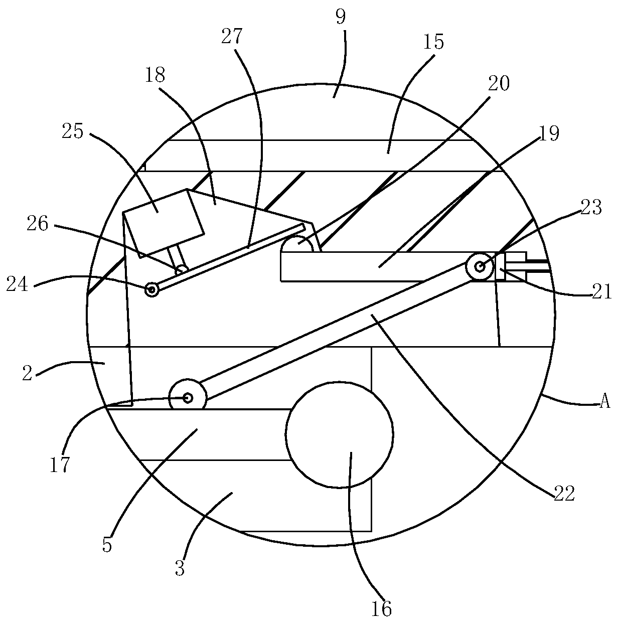 Intelligent generator fixing seat