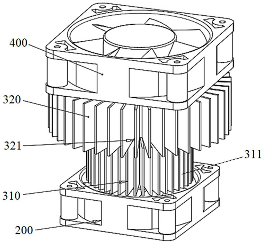 Multi-stage dehumidification device, waste gas treatment system and dehumidification control method