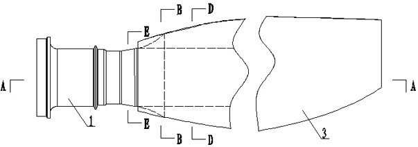 Composite propeller blade of propeller