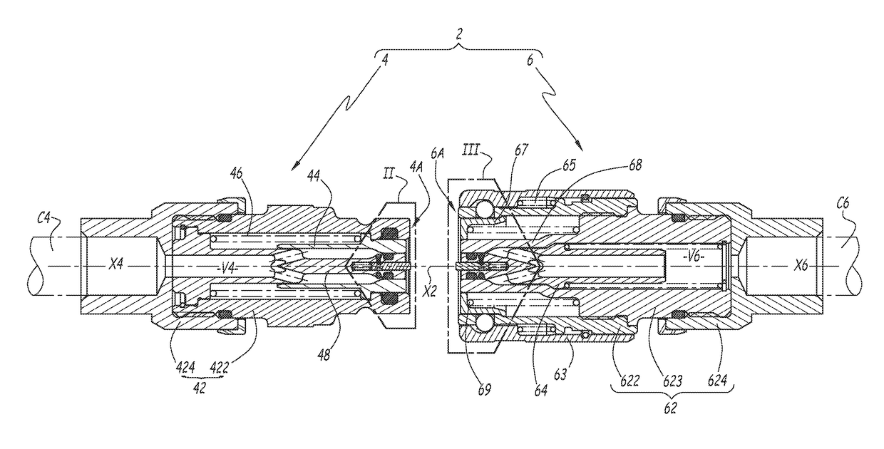 Male or female quick coupling element and quick coupling including such an element