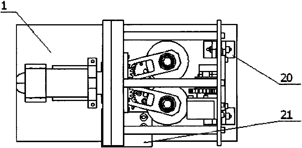 Robot propulsion mechanism for blood vessel intervention operation