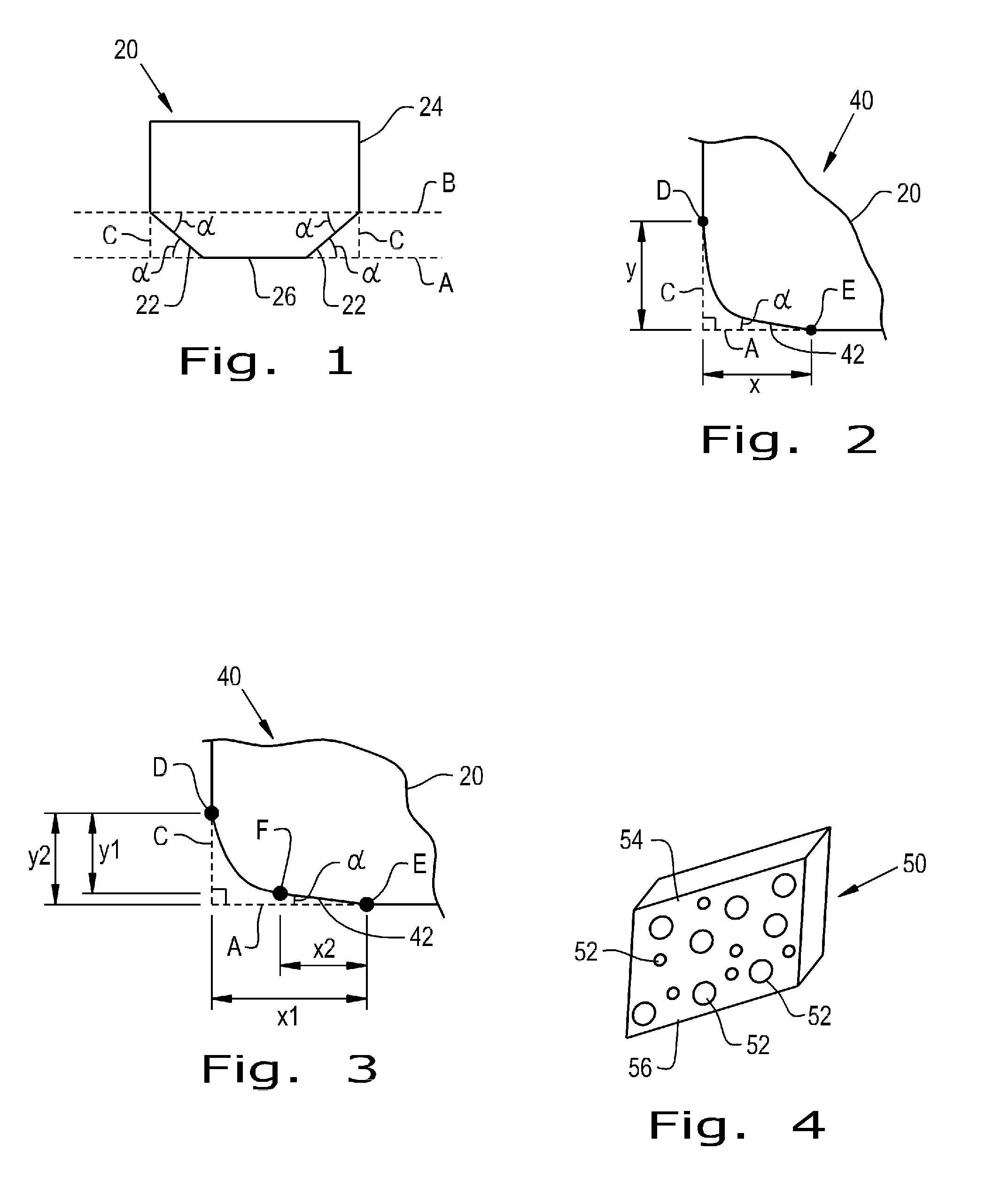 Friction-reducing geometric surface feature