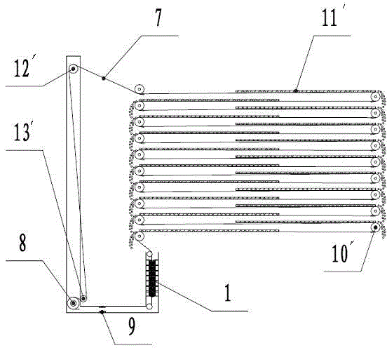 Vertical-type full-automatic filter press based on ultrasonic washing