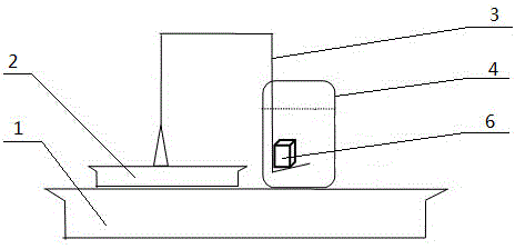 Method for measuring density of solid and measuring device of method