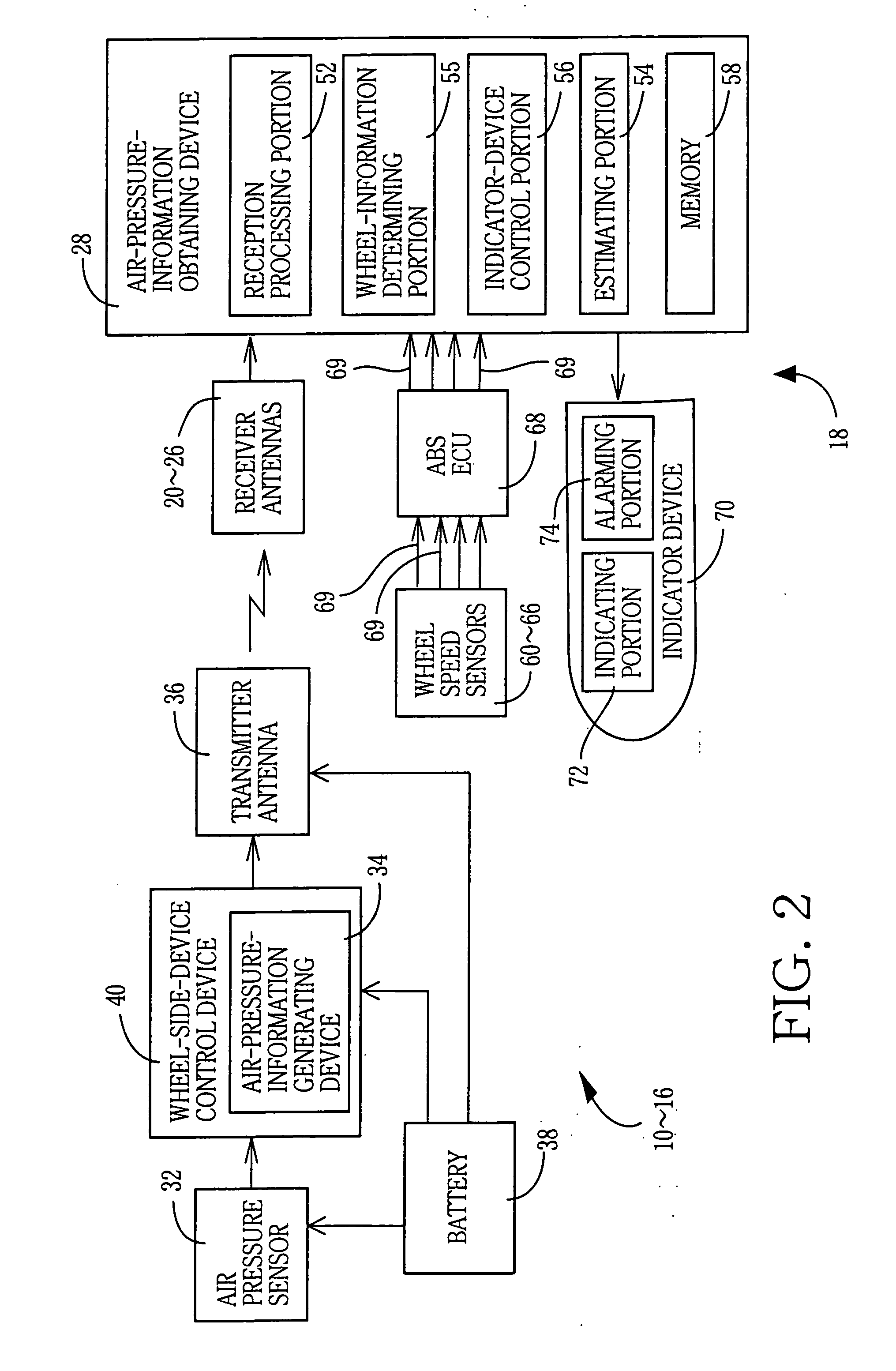 Wheel-state obtaining apparatus, and vehicle-state obtaining apparatus