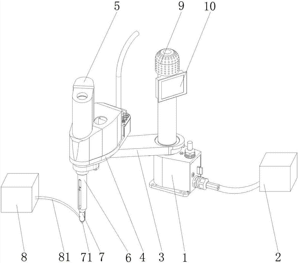 Working method for safe man-robot cooperation assembly robot