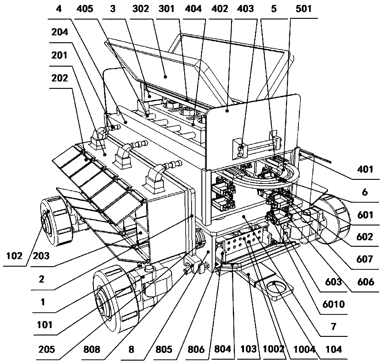 Multifunctional logistics vehicle