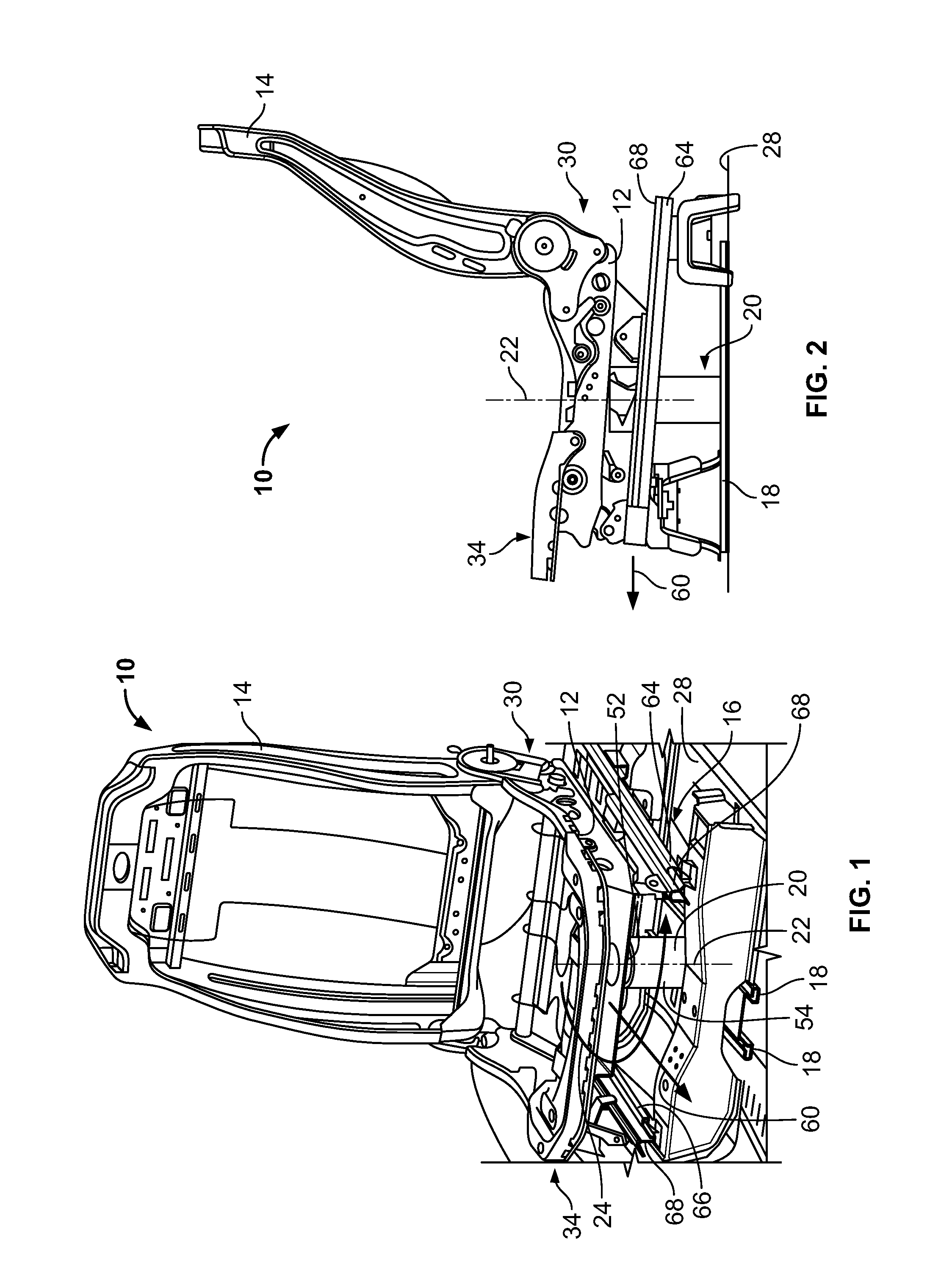 Automatic presentable swiveling seat